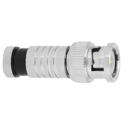 10pcs BNC Compression Male Connector FR Coaxial Q9 Adapter for RG59 CCTV Systems