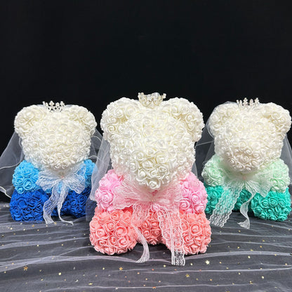 Gradient Bear Three Color Bears Christmas Creative Ornaments